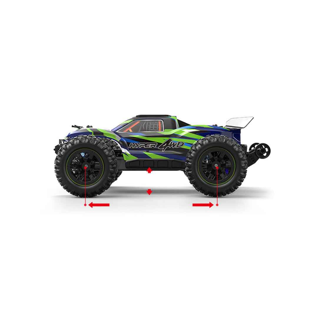 MJX Hyper Go 1/16 - High-Speed RC Monster Truck (Green)