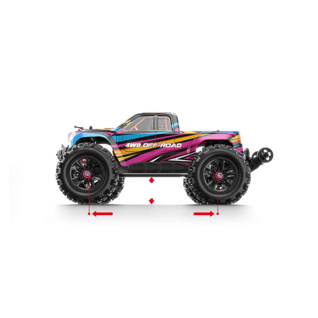 MJX Hyper Go 1/16 - Brushless RC Monster Truck (Black) - Toyspry