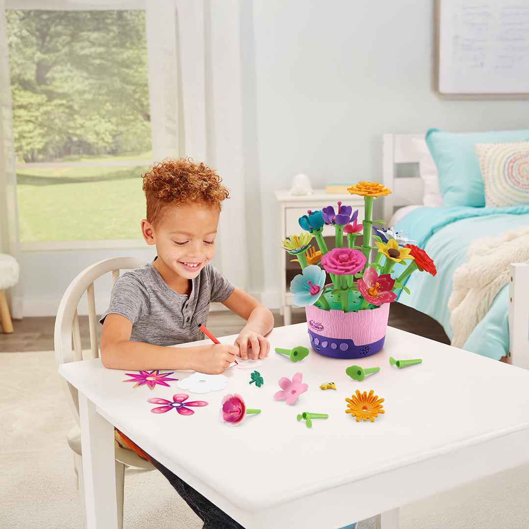 VTech Make & Spin Bouquet - Kids Interactive Craft Set - Toyspry