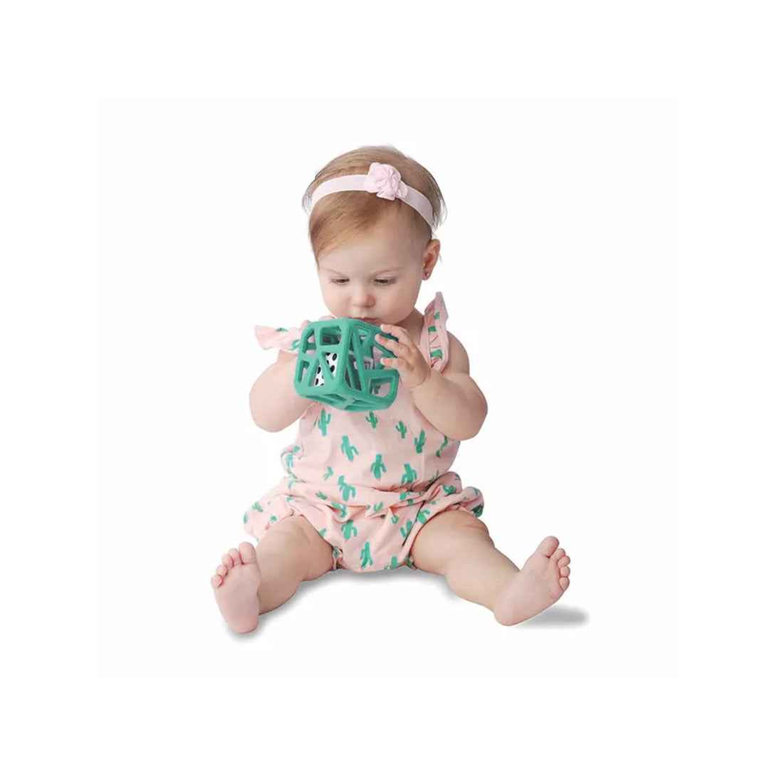 Malarkey Kids Chew Cube - Sensory Teether Rattle - Toyspry