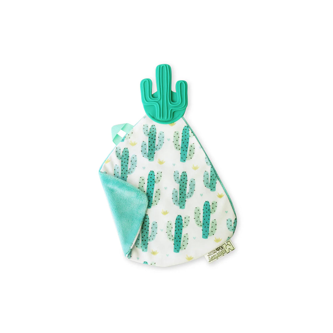 Malarkey Kids Munch-it Blanket - Sensory Teether Toy (Cacti Cutie Pie)