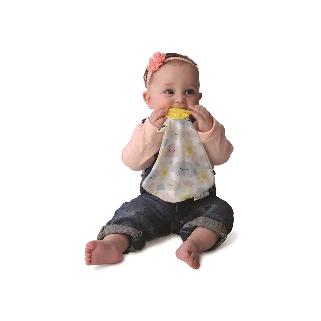 Malarkey Kids Munch-it Blanket - Sensory Teether Toy (You Are My Sunshine)
