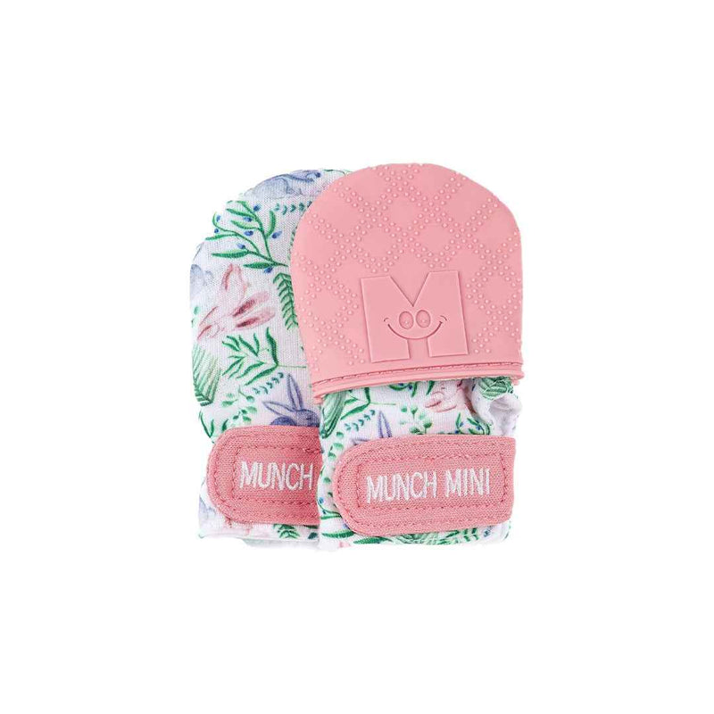Malarkey Kids Munch Mitt Mini - Baby Teething Mitten (Bunnies)