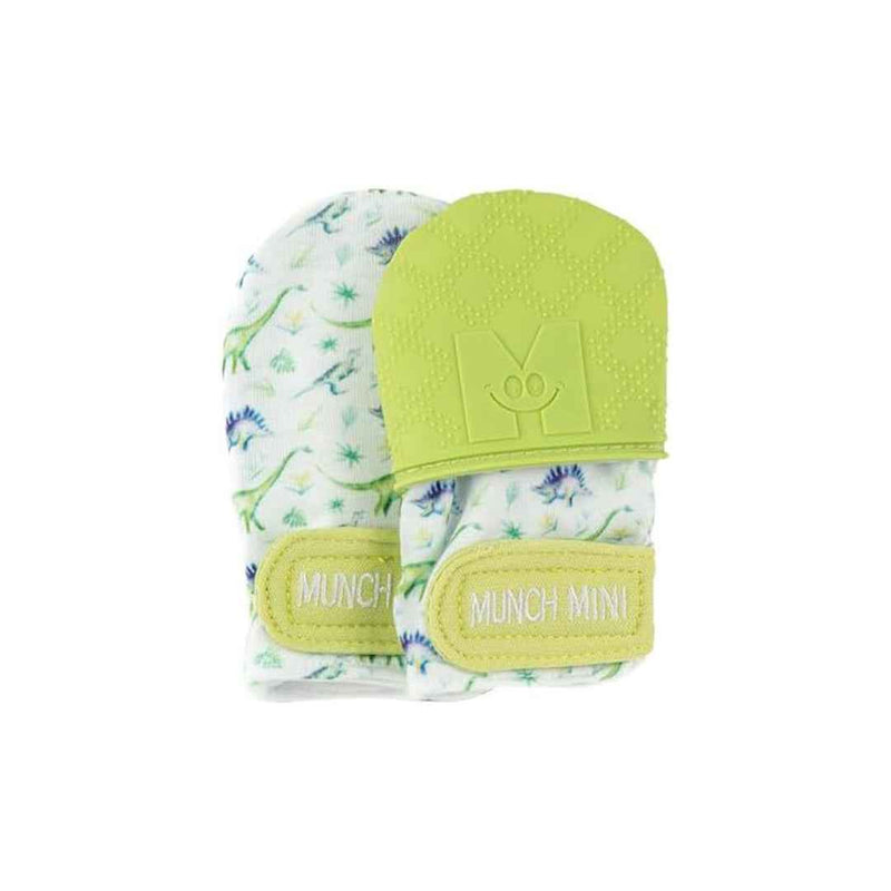 Malarkey Kids Munch Mitt Mini - Baby Teething Mitten (Dinos)