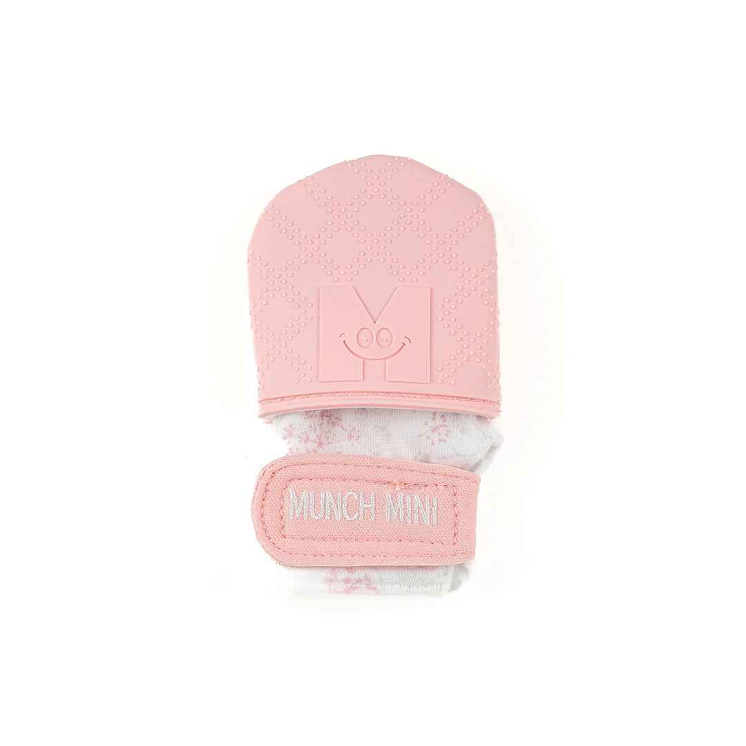 Malarkey Kids Munch Mitt Mini - Baby Teething Mitten (Floral Wishes) - Toyspry