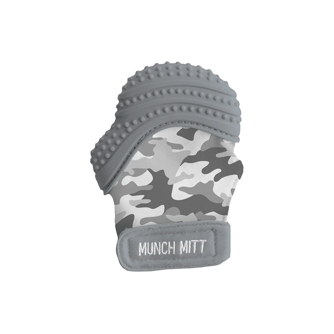 Malarkey Kids Munch Mitt - Baby Teething Mitten (Camo) - Toyspry