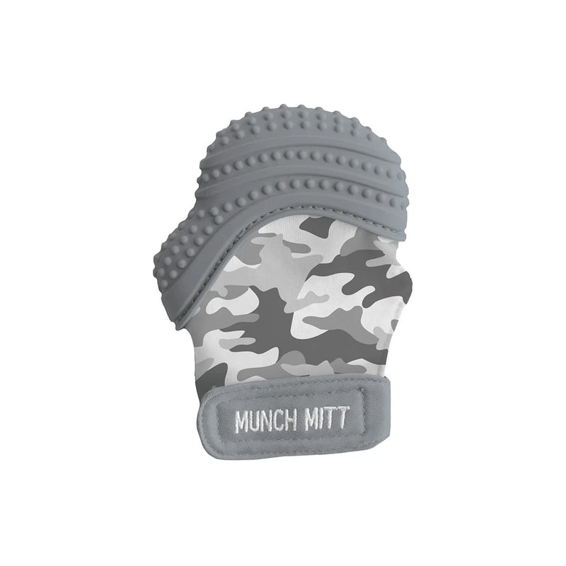 Malarkey Kids Munch Mitt - Baby Teething Mitten (Camo)