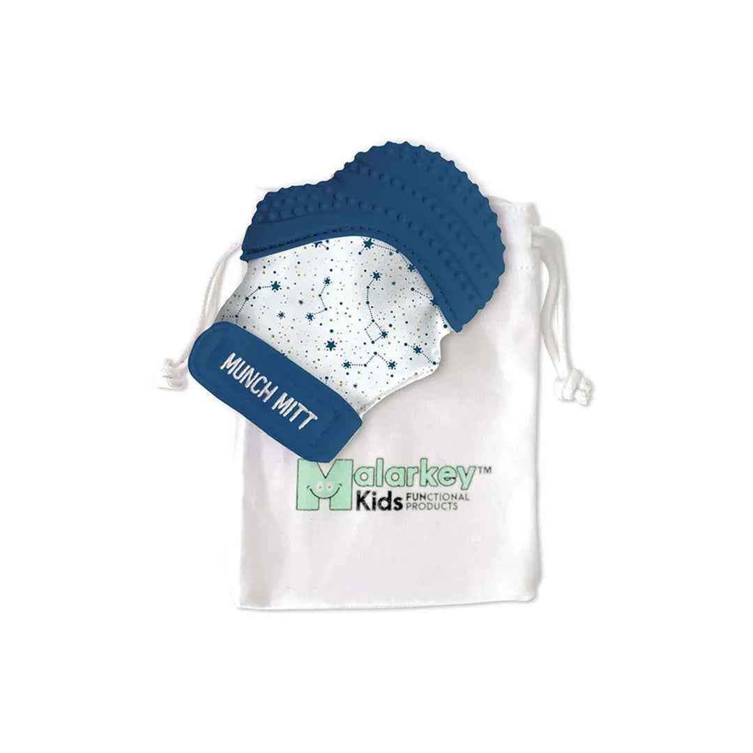 Malarkey Kids Munch Mitt - Baby Teething Mitten (Constellation) - Toyspry