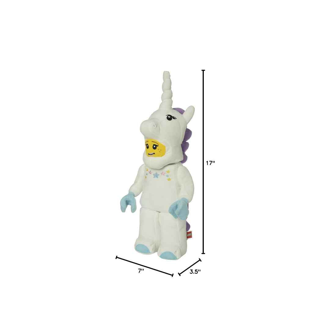 Manhattan Toy LEGO Unicorn Girl - Plush Minifigure - Toyspry