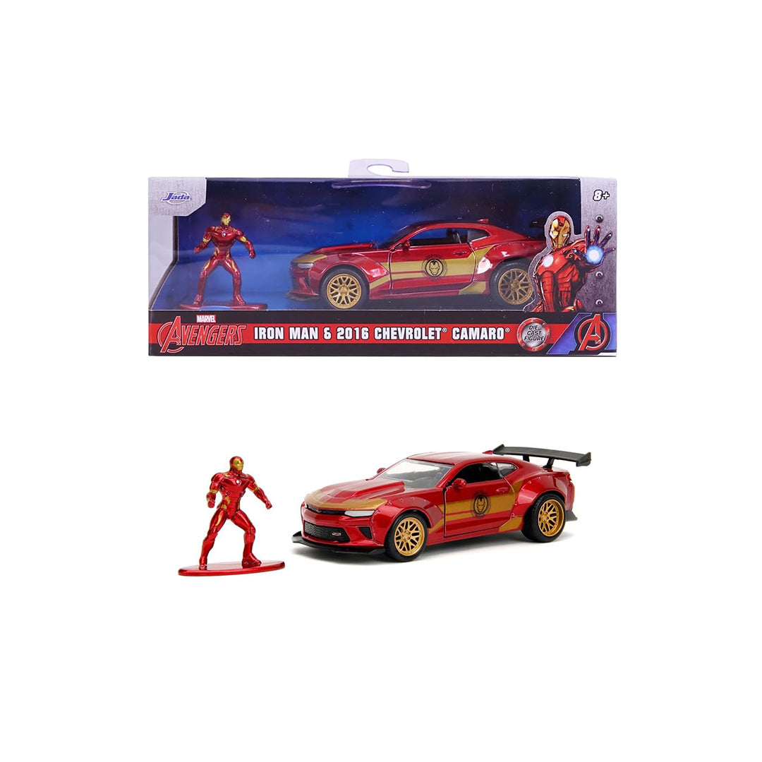 Marvel Chevy Camaro Diecast: 1:32 Collectible with Character