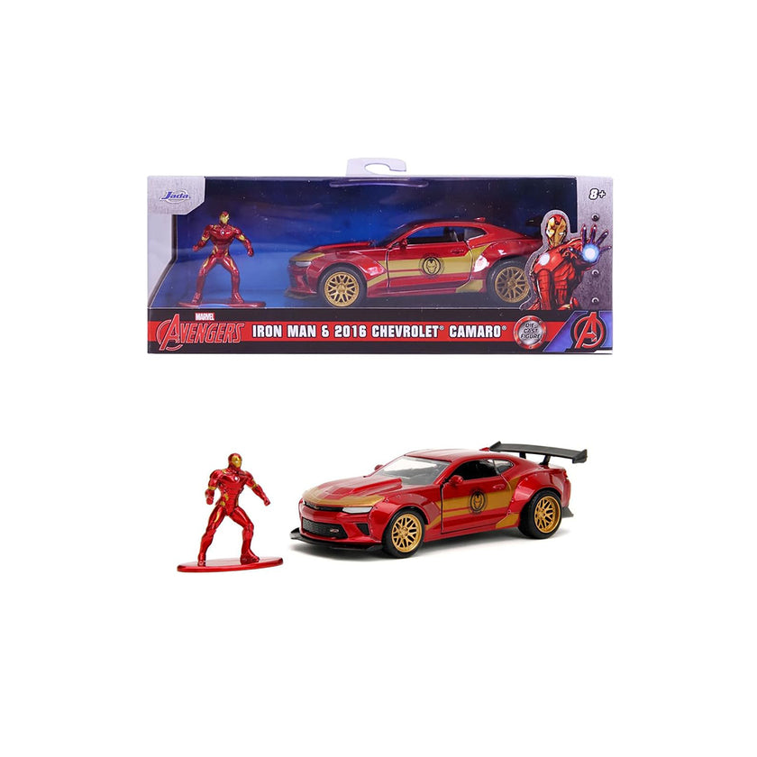 Marvel Chevy Camaro Diecast: 1:32 Collectible with Character