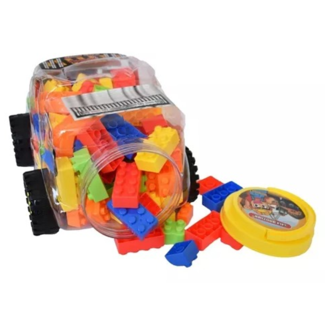 Mega Blocks Truck Construction Toy Set - 90 Piece Building Blocks for Kids