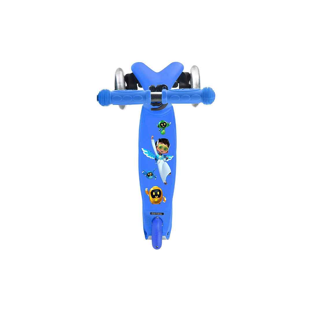 Micro Mini Alif Expo 2020 - 3-Wheel Kids Kick Scooter (Blue) - Toyspry