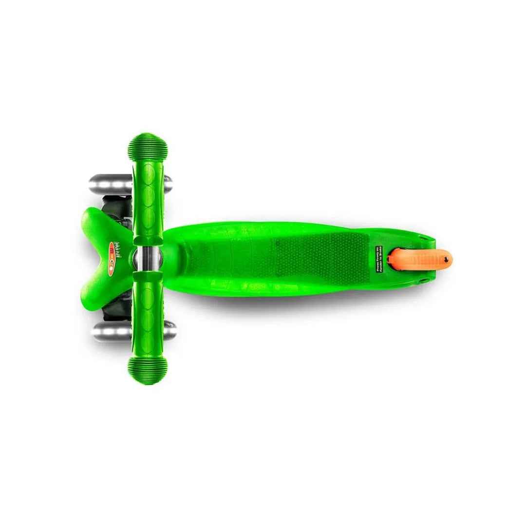 Micro Mini Classic LED - 3-Wheel Toddler Scooter (Green) - Toyspry