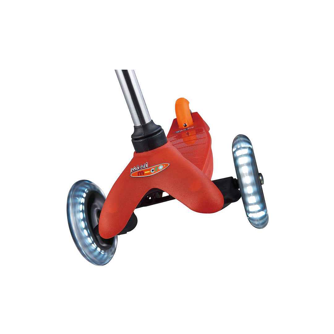 Micro Mini Classic LED - 3-Wheel Toddler Scooter (Red) - Toyspry