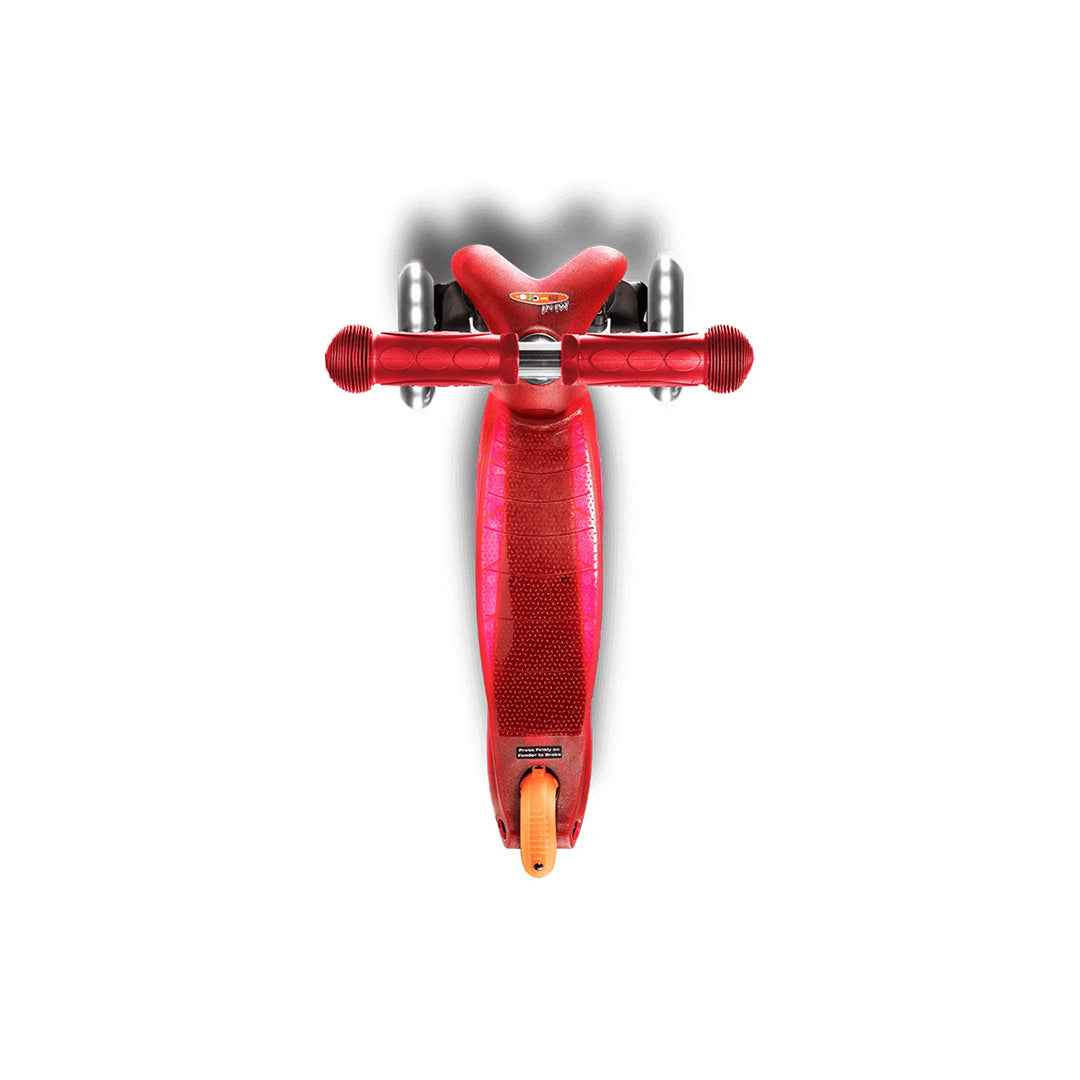 Micro Mini Classic LED - 3-Wheel Toddler Scooter (Red) - Toyspry