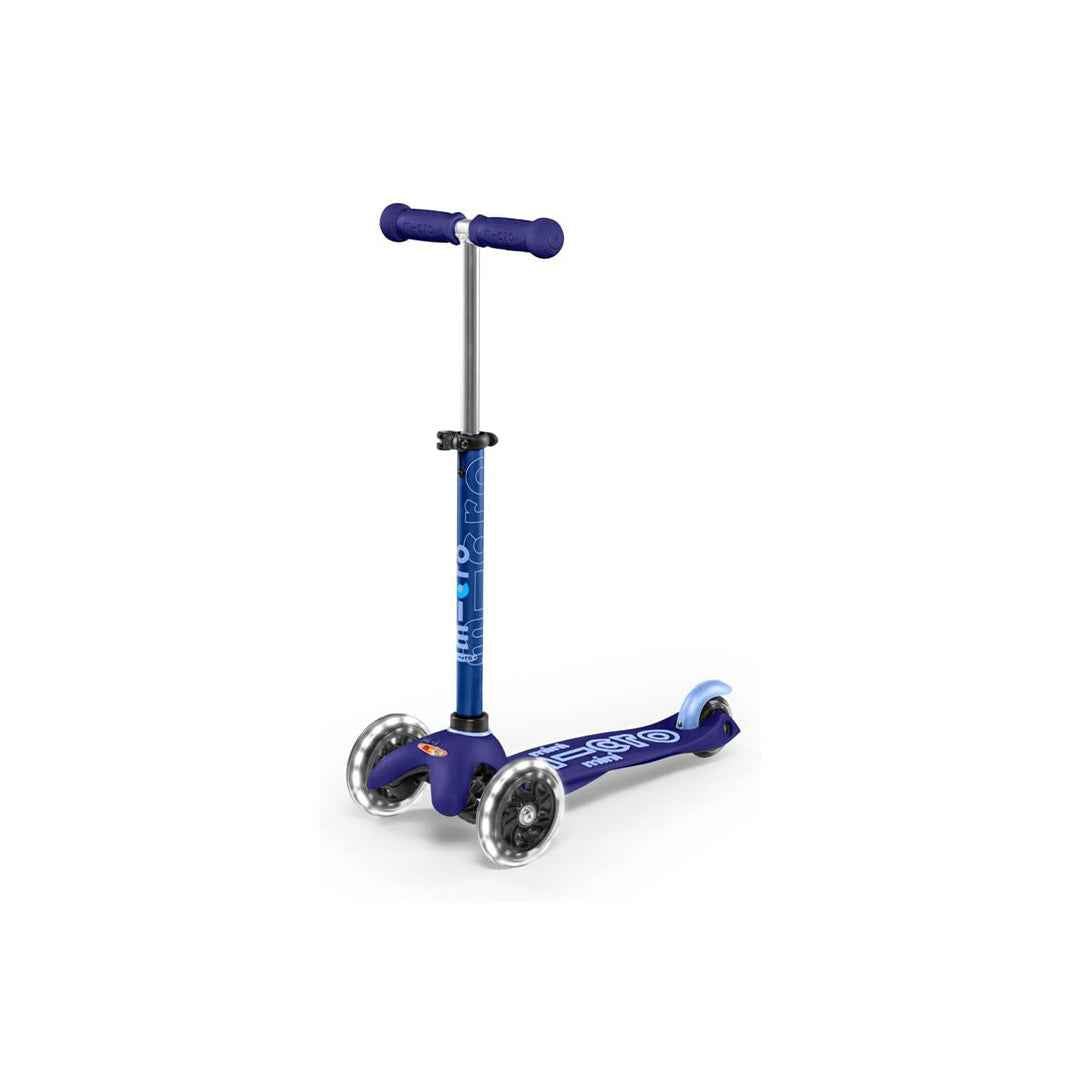 Micro Mini Deluxe LED - 3-Wheel Kids Kick Scooter (Blue)