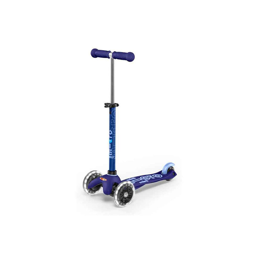 Micro Mini Deluxe LED - 3-Wheel Kids Kick Scooter (Blue)