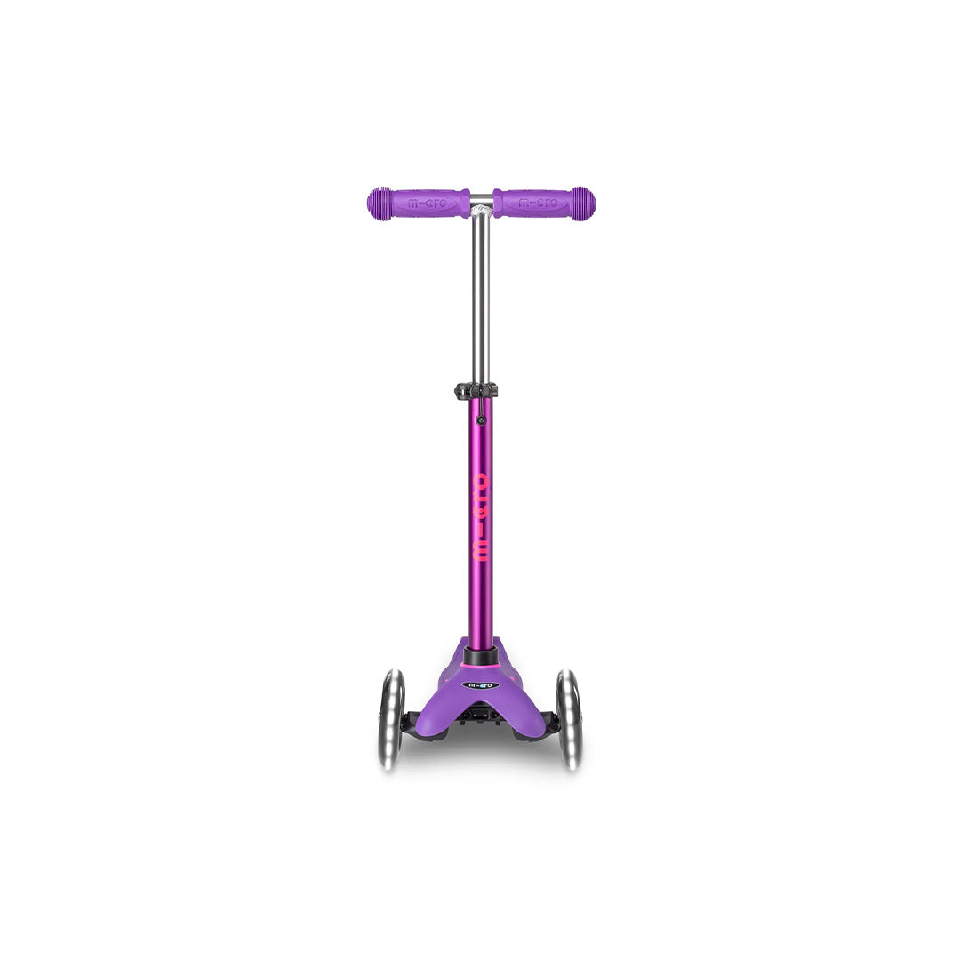 Micro Mini Deluxe LED - 3-Wheel Kids Kick Scooter (Purple)