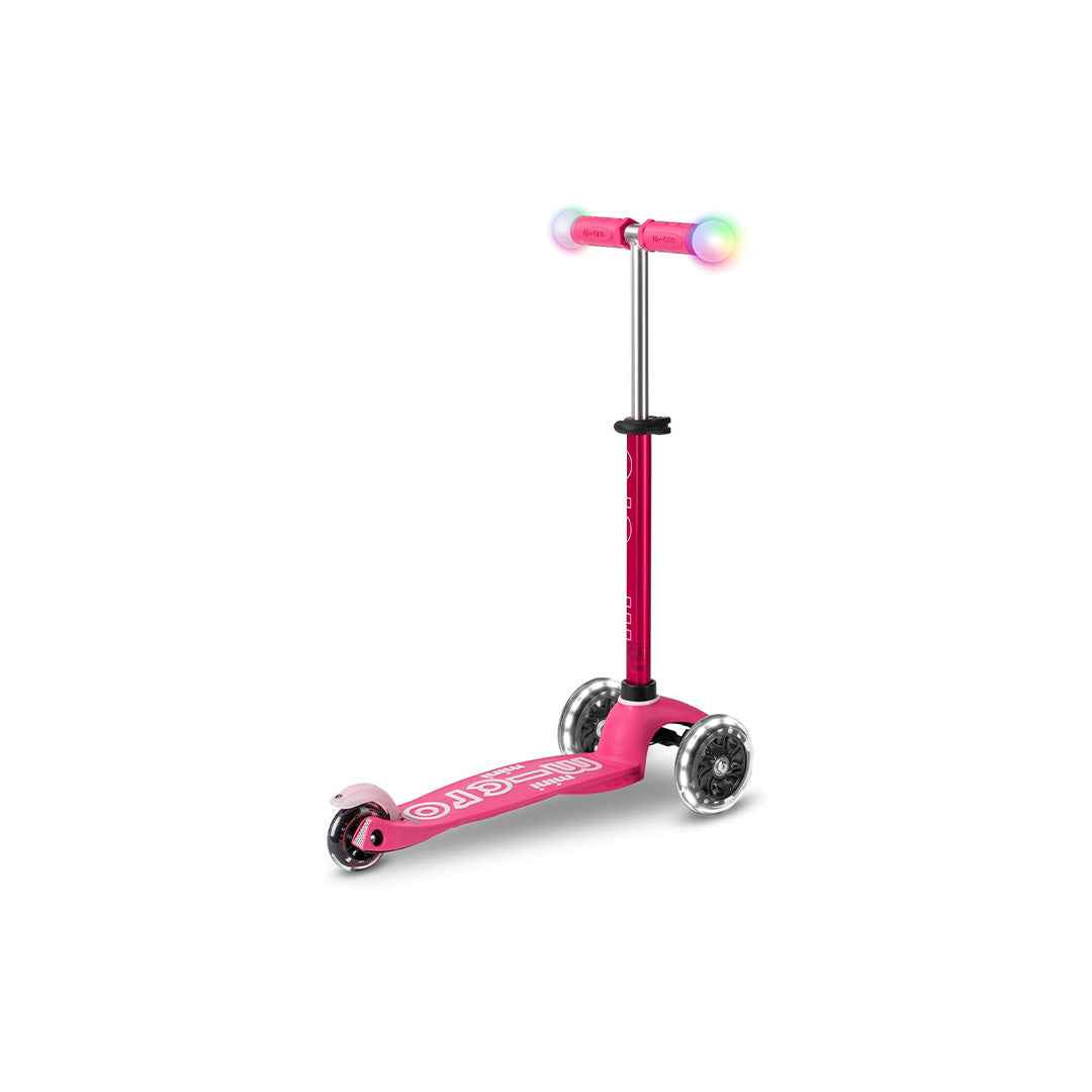 Micro Mini Deluxe Magic - 3-Wheel Kids Kick Scooter (Pink)
