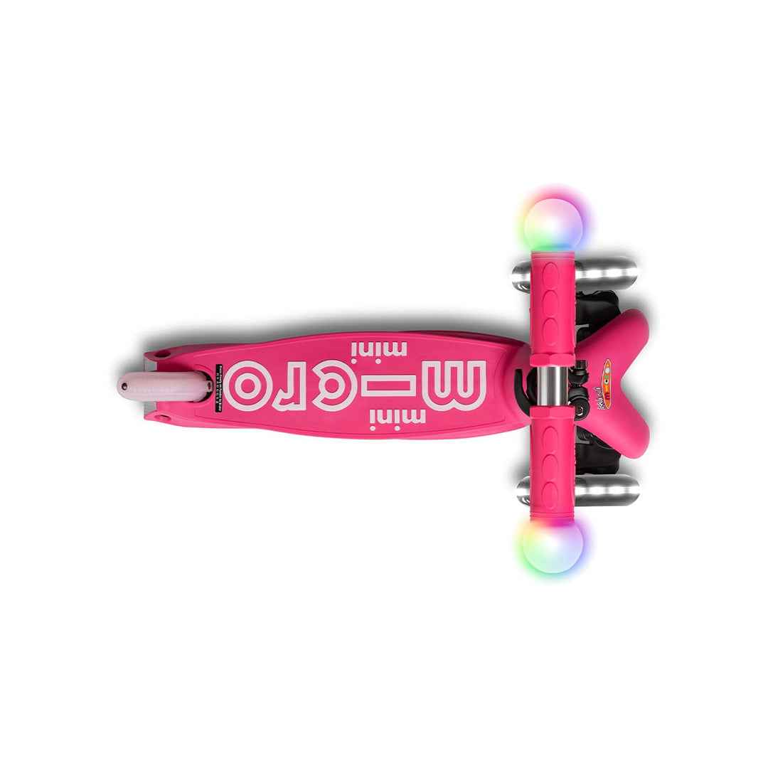 Micro Mini Deluxe Magic - 3-Wheel Kids Kick Scooter (Pink) - Toyspry