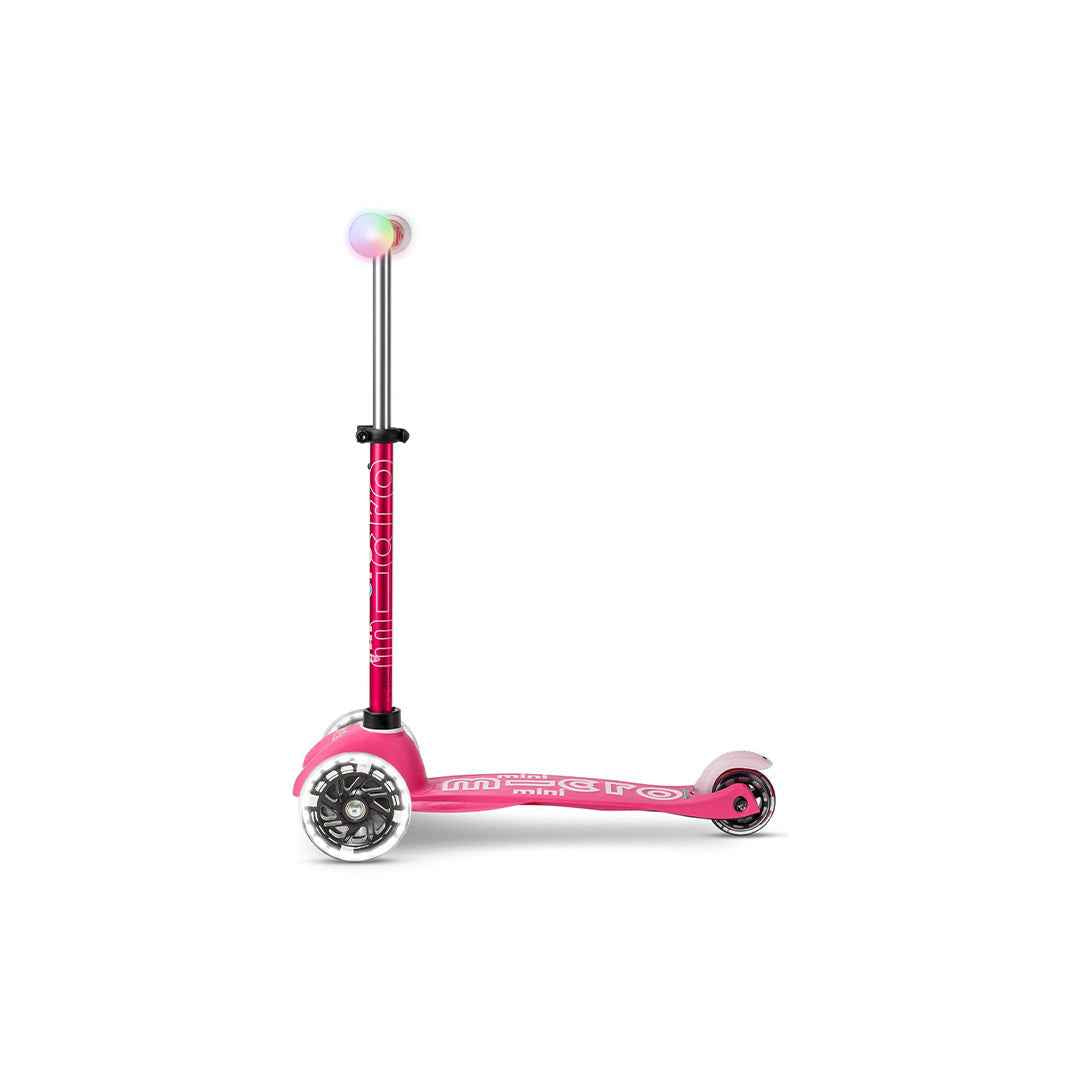 Micro Mini Deluxe Magic - 3-Wheel Kids Kick Scooter (Pink) - Toyspry