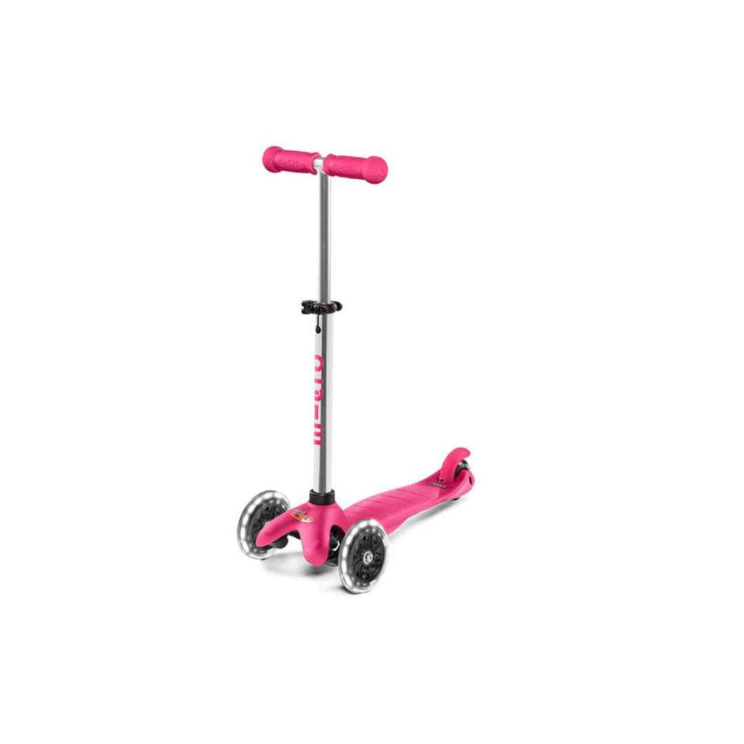 Micro Mini Plus LED - 3-Wheel Toddler Kick Scooter (Pink)