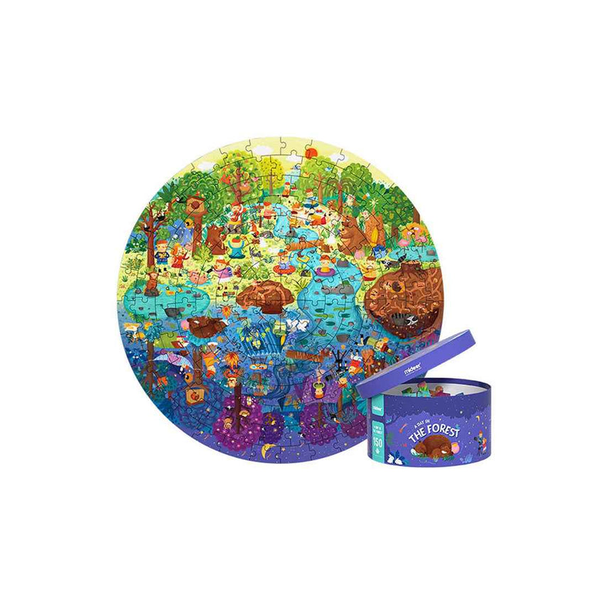Mideer 150-Piece Forest Day & Night Puzzle