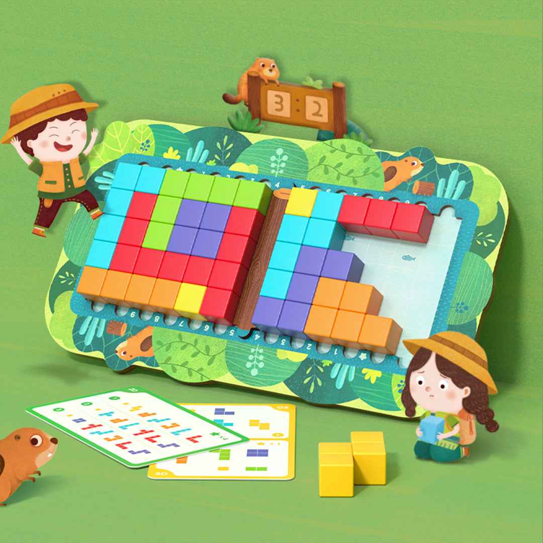 Mideer 5 in 1 Jungle Tetris Challenge