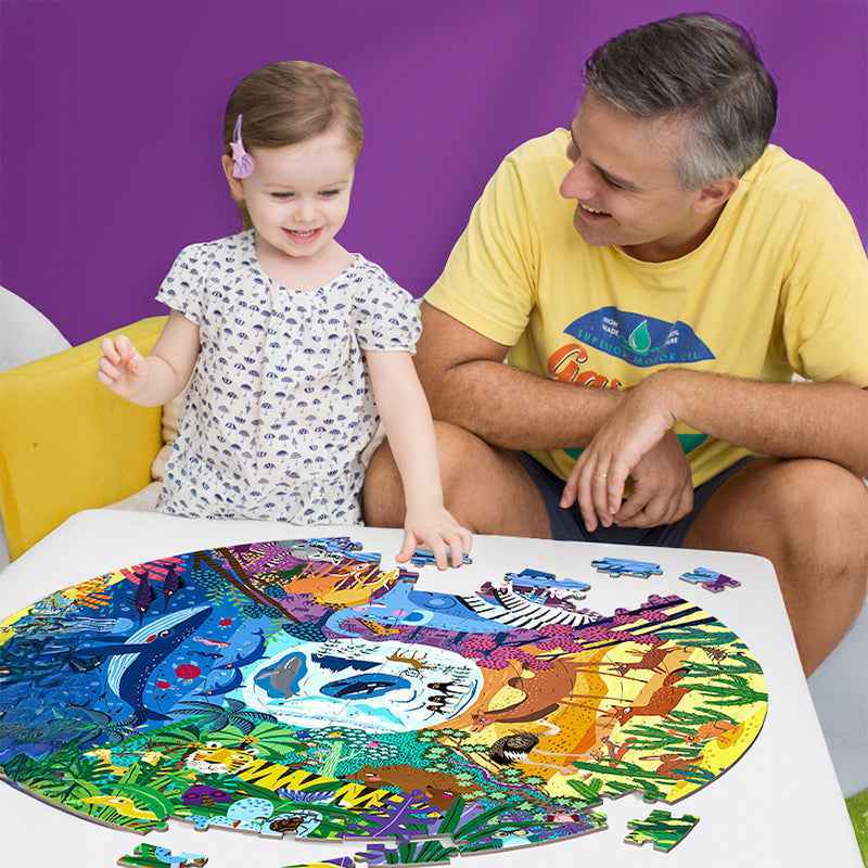 Mideer Animal Around The World Jigsaw Puzzle - 150 pcs (Copy)