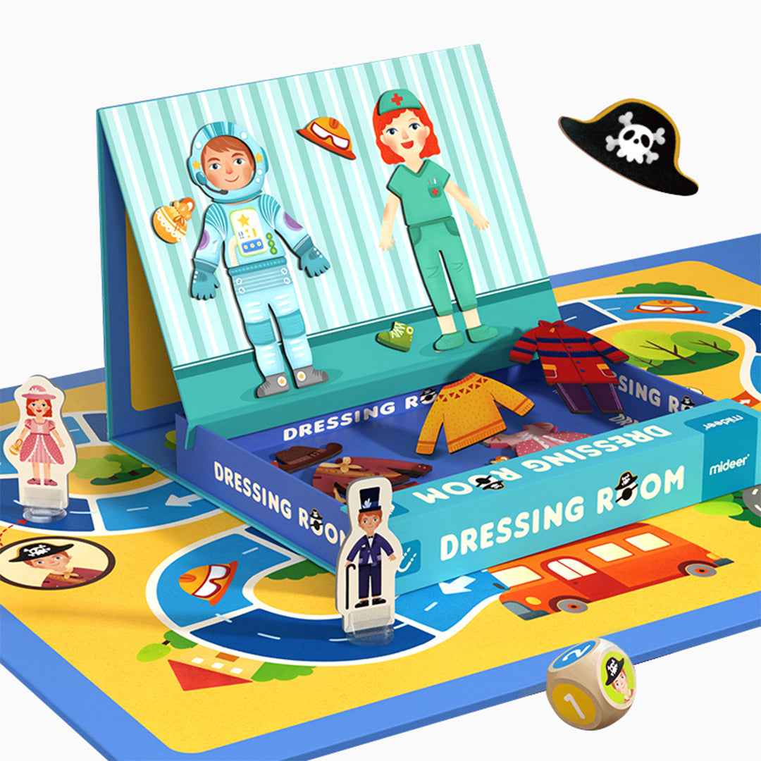 Mideer Boy & Girl Magnetic Dress up Game