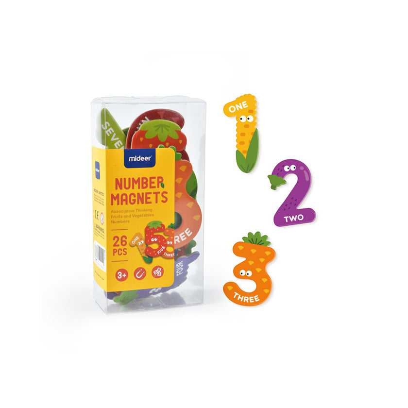 Mideer Cardboard Magnetic Number Blocks Set