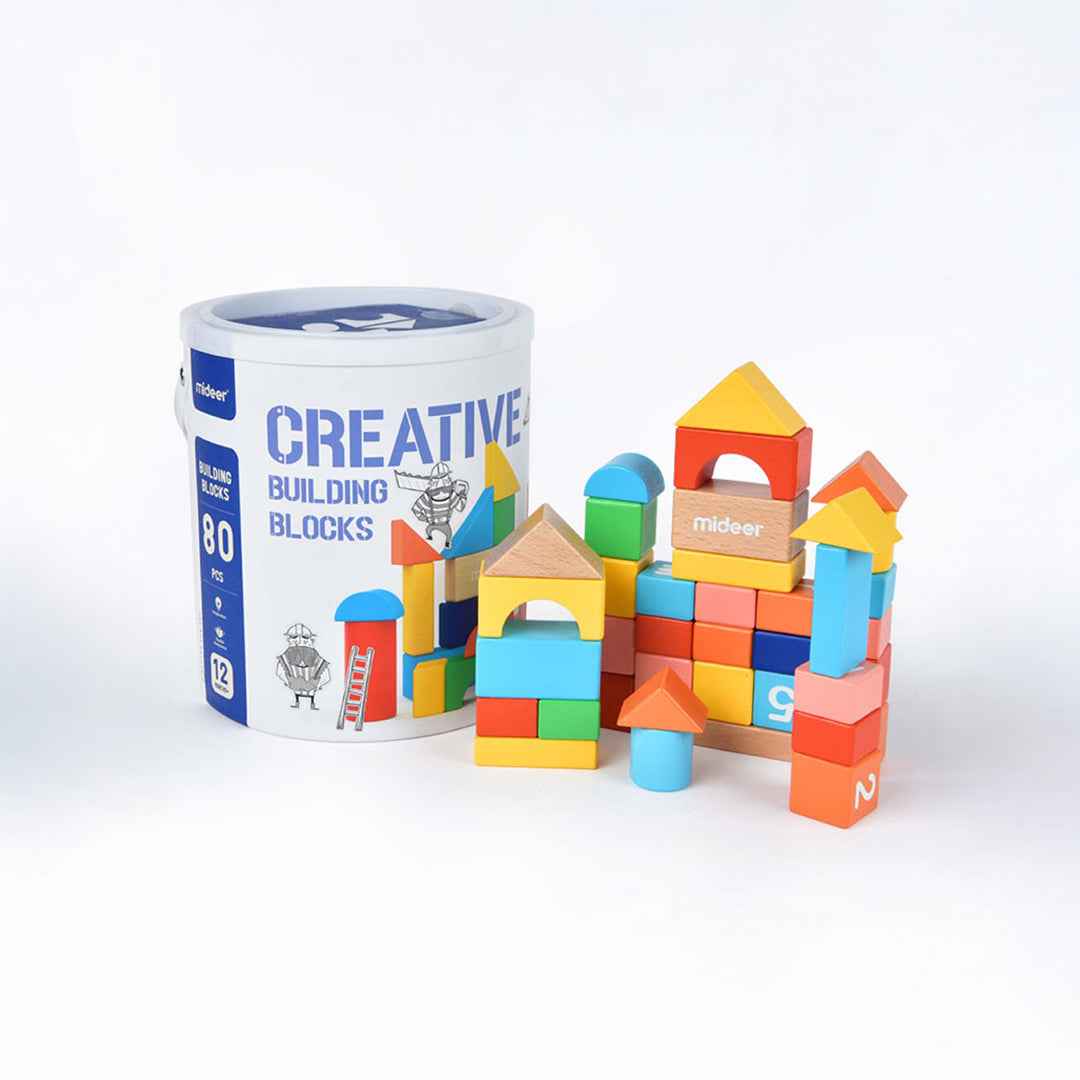 Mideer Creative Building Blocks (80 Pcs)