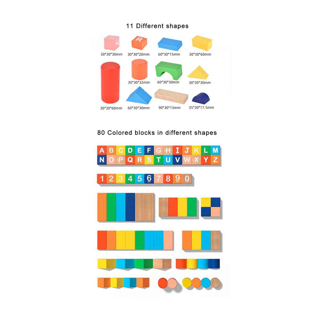 Mideer Creative Building Blocks (80 Pcs)