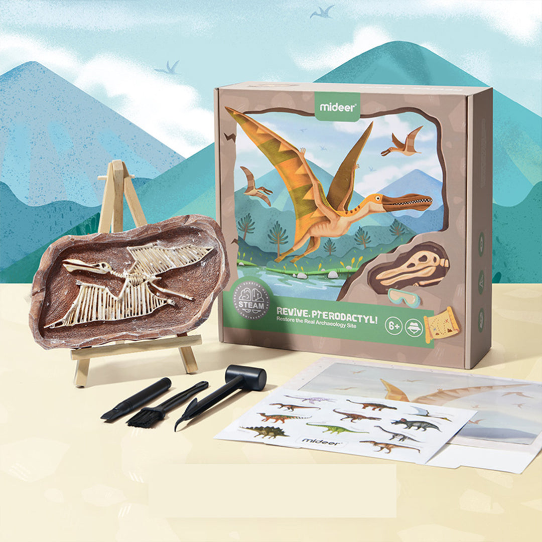 Mideer Dig a Dinosaur Kit - Revive a Pterosaur