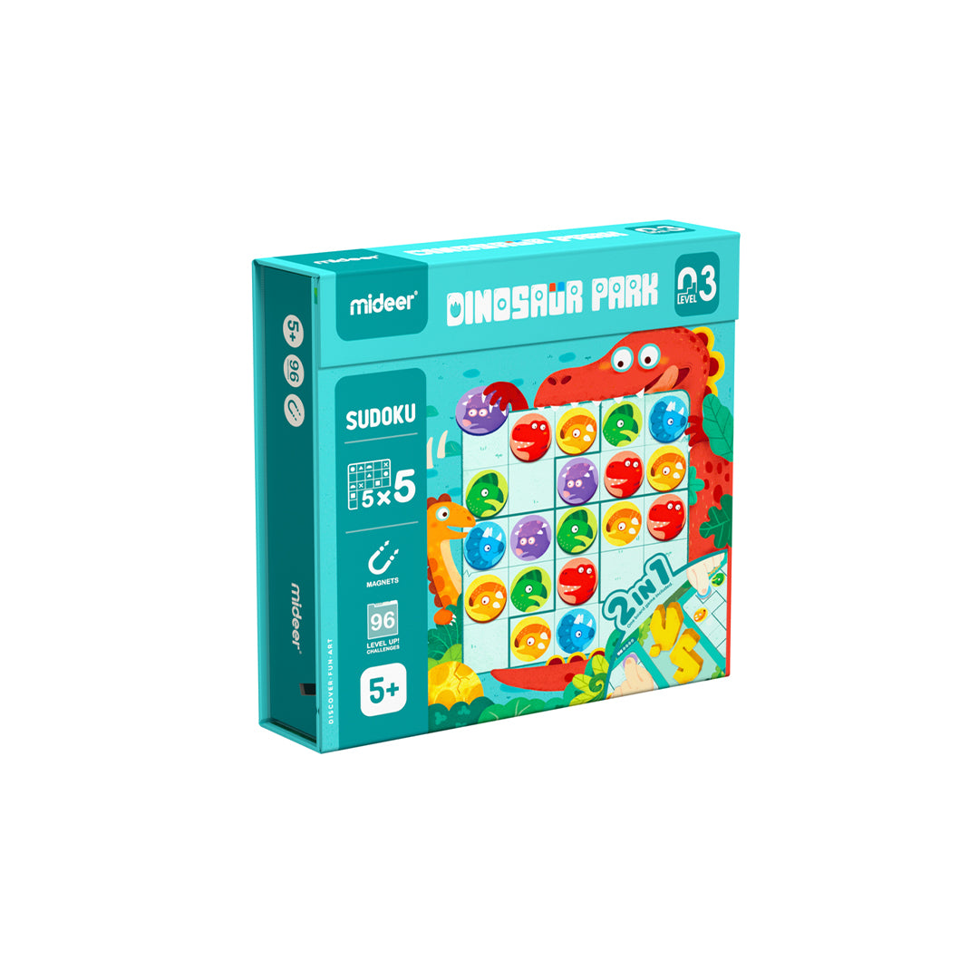 Mideer Dinosaur Park Sudoku Game progressive logic board for premium kids toys UAE.

