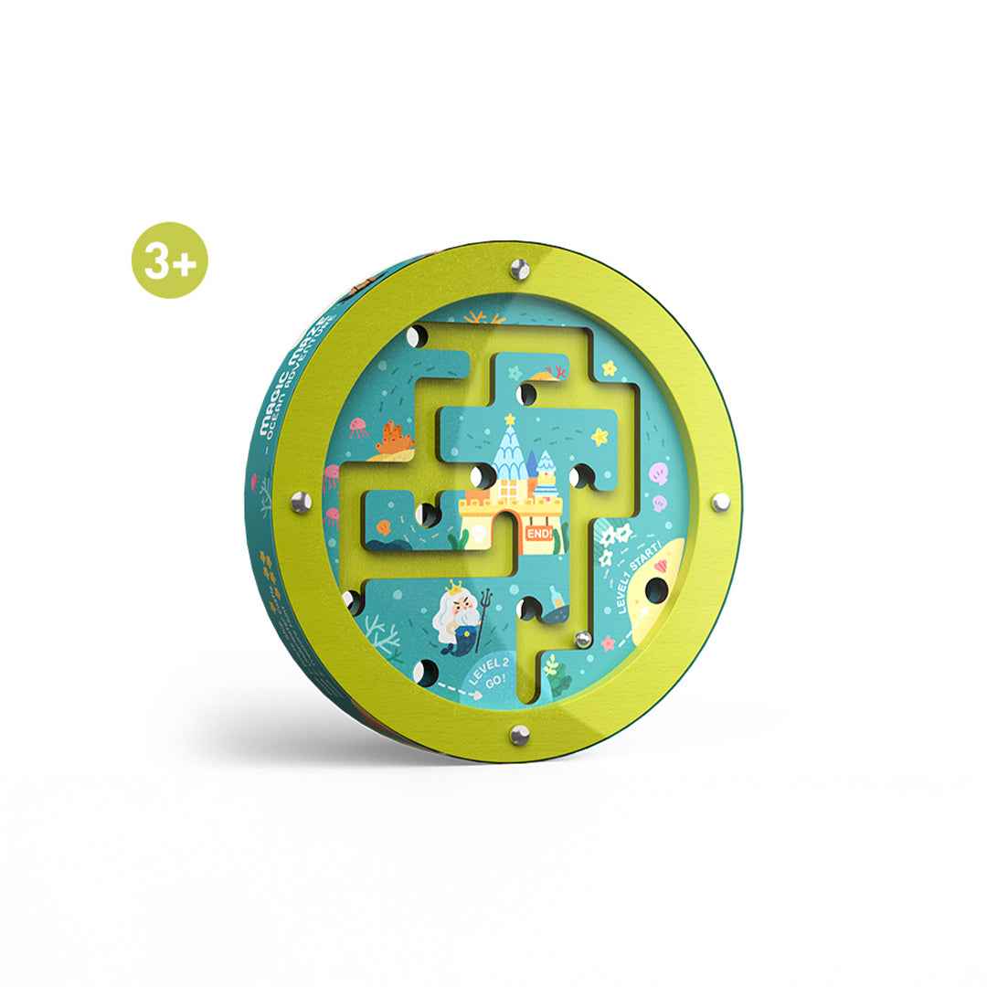 Mideer Double Sided Steel Ball Maze - Ocean Adventure