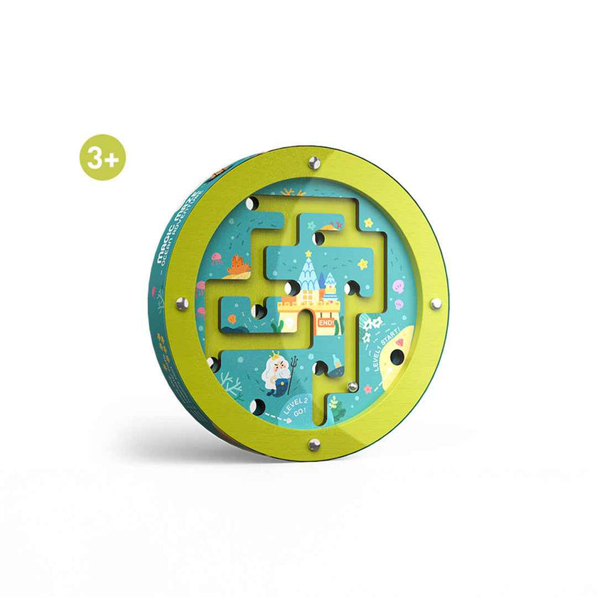 Mideer Double Sided Steel Ball Maze - Ocean Adventure