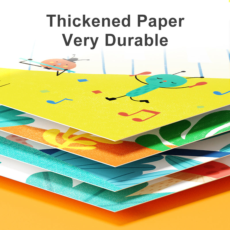 Non-toxic eco-friendly thick paper painting activity book for educational toys UAE.
