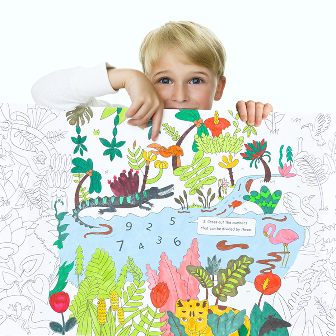 Mideer Giant Panoramic City Coloring Roll - 10 Meters