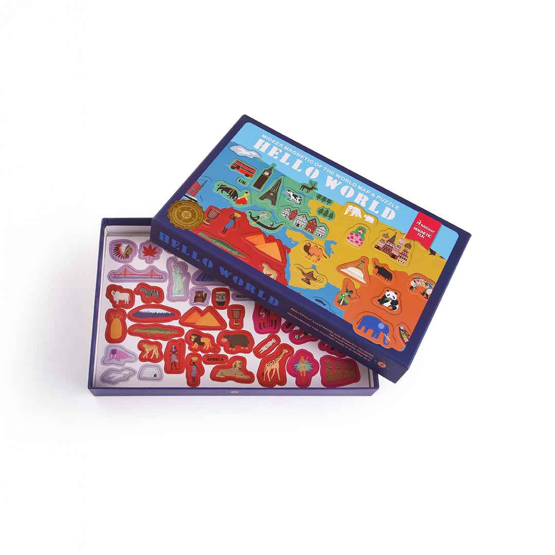 Mideer Hello World Magnetic Puzzle