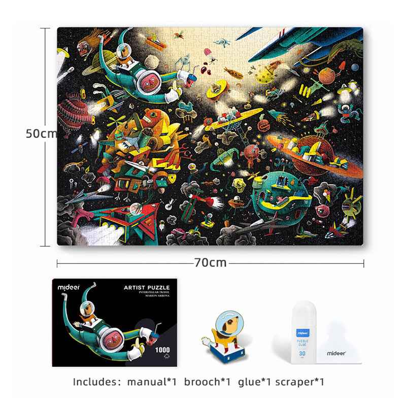 Mideer Interstellar Travel Jigsaw Puzzle - 1000 pcs (Copy)