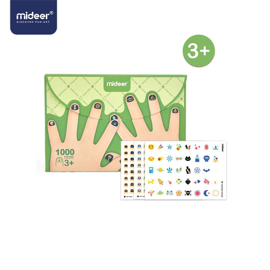 Mideer Kids Nail Stickers & Body Tattoos Set
