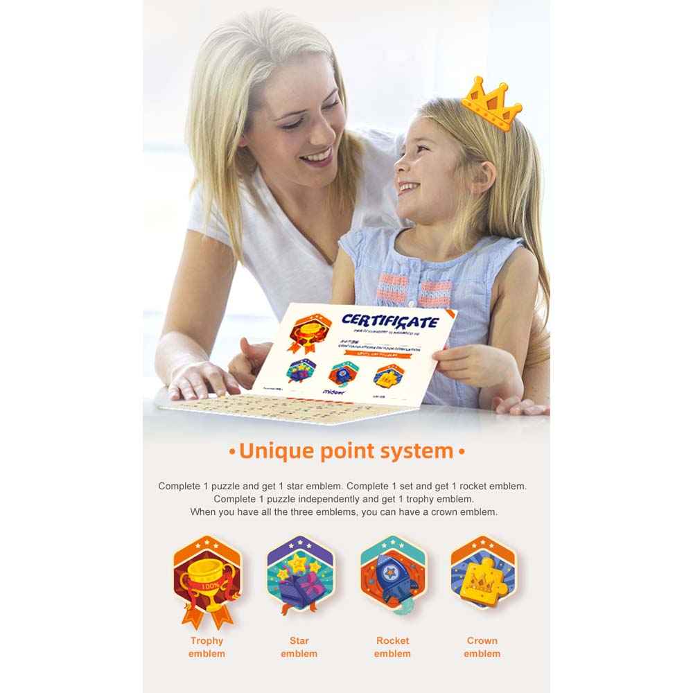 Mideer Level Up Puzzles Forest Party 2-in-1 Level 6 - Toyspry
