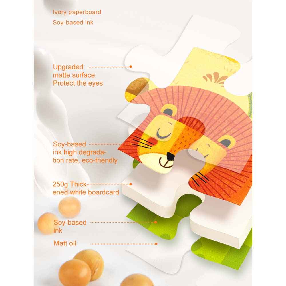 Mideer Level Up Puzzles Unicorn 3-in-1 Level 4 | Educational Puzzle