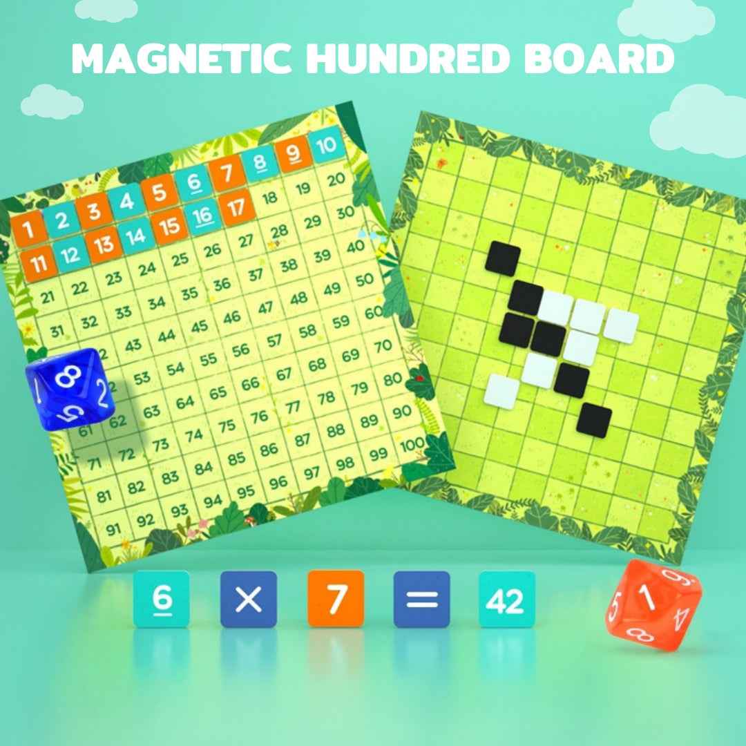 Mideer Magnetic Hundred Board Game