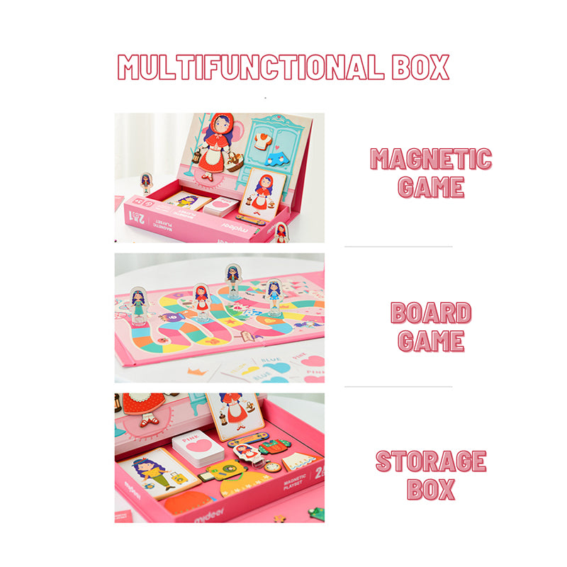 2-in-1 magnetic board game and educational toys for kids
