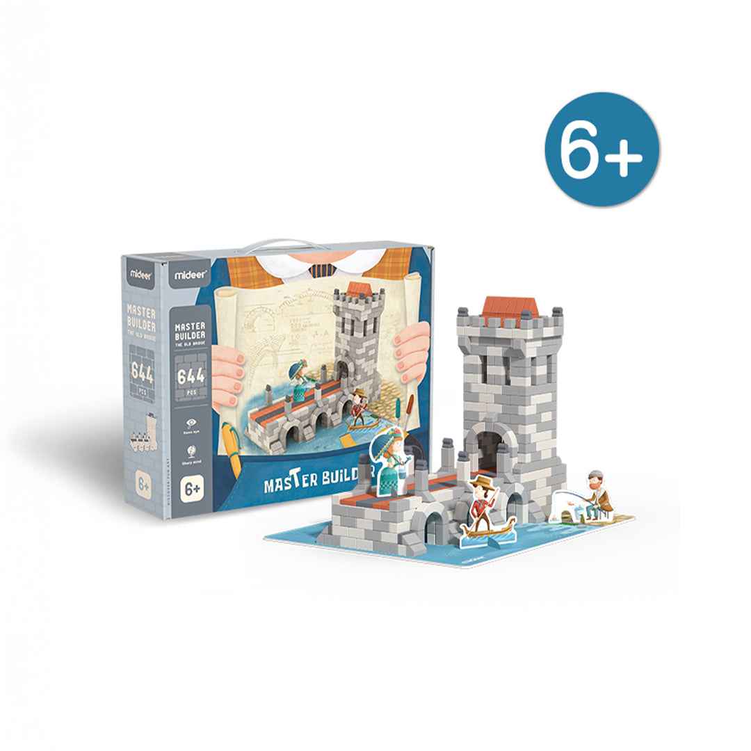 Mideer Master Builder The Old Bridge Architectural Brick Building Set
