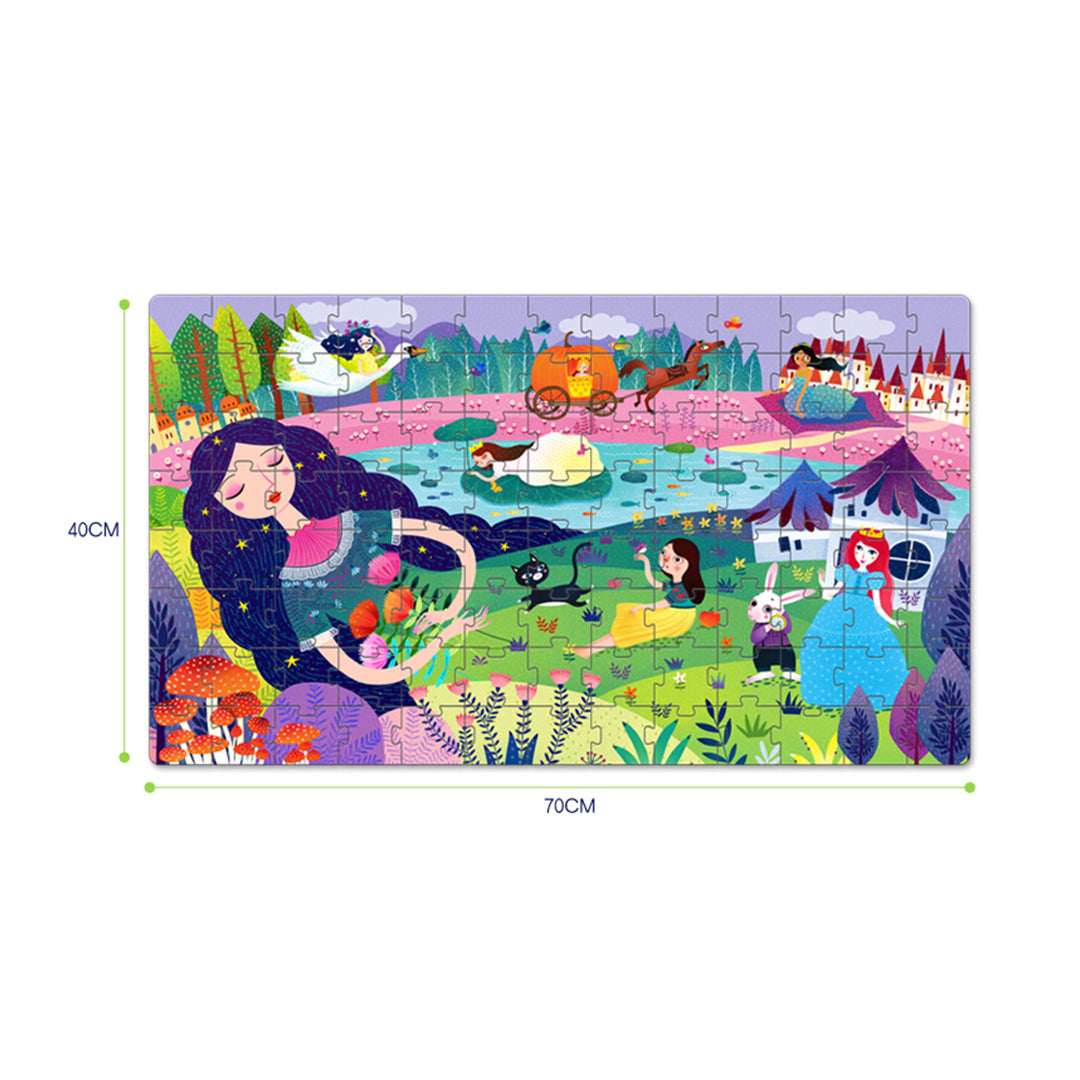 Non-toxic early childhood storybook scene jigsaw layout for advanced educational toys UAE.
