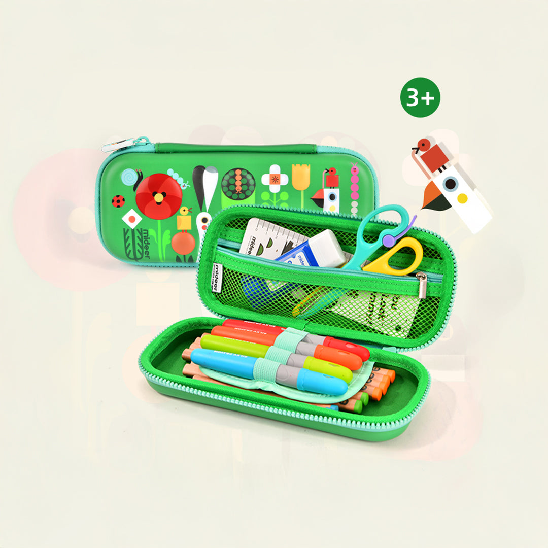 Mideer Spring Garden Large waterproof pencil case for kids toys UAE.
